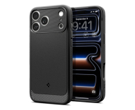 Etui / obudowa na smartfona Spigen Rugged Armor MagSafe do iPhone 18 Pro/17 Pro (matte black)